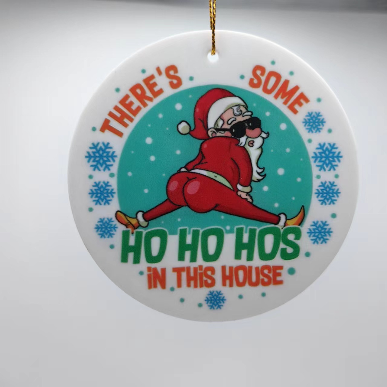 Transfronteriza nueva decoración de Navidad de dibujos animados lindo pato adornos de coche de Navidad adornos de árbol de Navidad decoraciones para el hogar