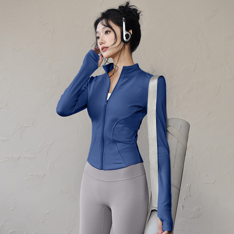 Lulu Yoga Clothing Women's Sports Quick-Drying Clothing Breathable High-Elastic Pilates Training Clothing Long-Sleeved High-Elastic Slim-Fitting Fitness Clothing Lulu Yoga Clothing Women's Sports Quick-Drying Clothing Breathable High-Elastic Pilates Training Clothing Long-Sleeved High-Elastic Slim-Fitting Fitness Clothing