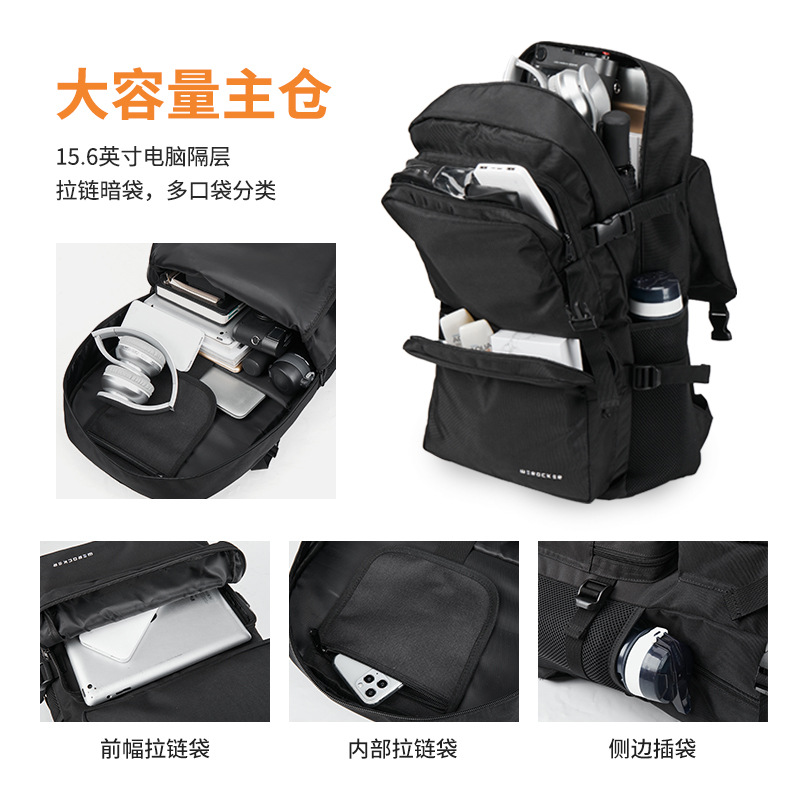 Men's big capacious backpack