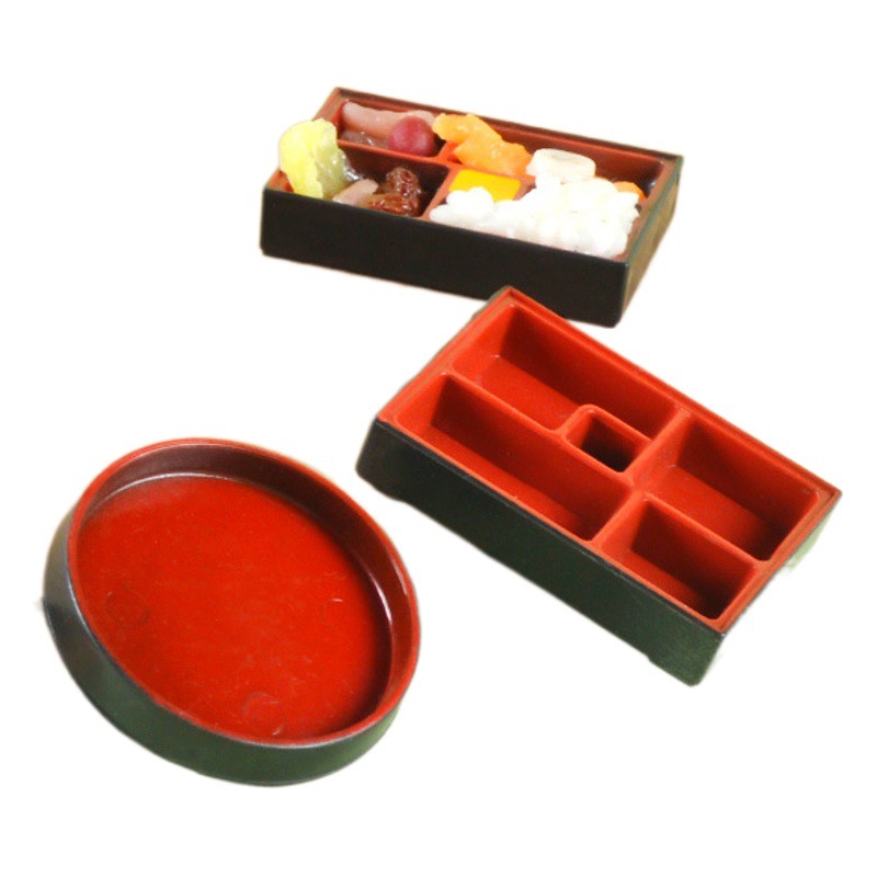 Bandeja en miniatura plato olla vajilla comida play House props DIY mini casa de muñecas cocina escena Accesorios image 1