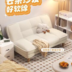 猫爪皮简约出租屋理发店双人三人小户型公寓爆款耐用家庭家用沙发
