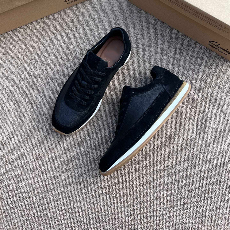 Qile men's top layer lace up flat bottomed frosted cowhide inner outer full leather comfortable and fashionable color_voghion.com