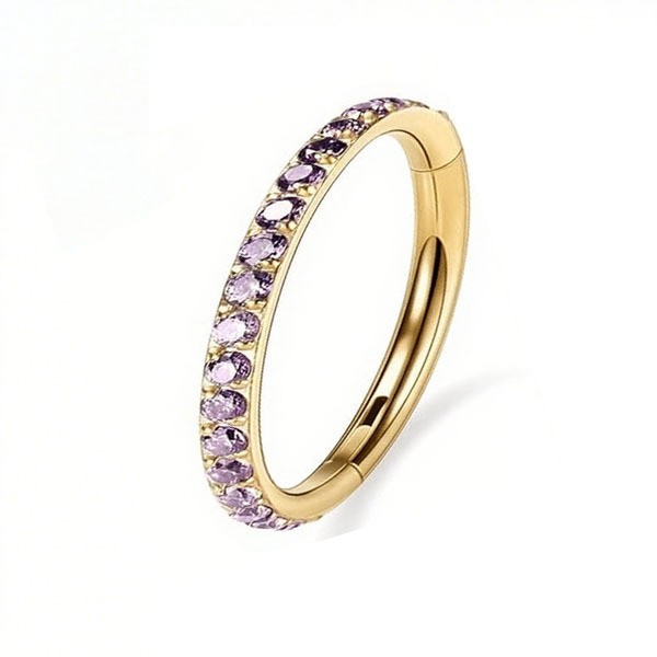 F136 チタン合金鼻ネイルダイヤモンド鼻リングシームレスリング多機能リングイヤリングボディピアス卸売