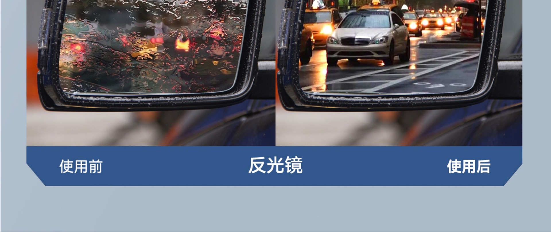 Suitable for car rearview mirrors, anti-rain and anti-fog agent for reversing, prevents water from sticking to car windows in rainy days, water-repellent coating