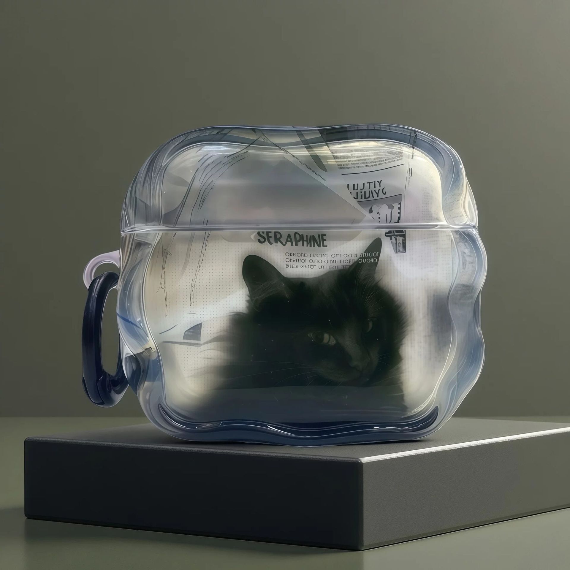 Sensor de alta calidad para gatos de Myanmar para airpodspro2 generación 3 cubierta de protección Bluetooth para airpods4 generación cubierta de protección de auriculares