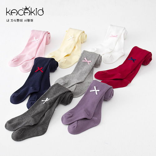 Autumn/Winter Girls' Leggings, Candy-Colored Socks, Solid Color Baby Tights, Baby Socks - Carefully Selected