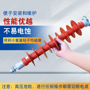 Manufacturer in stock composite insulator power equipment for power construction rod type silicone composite pin insulator