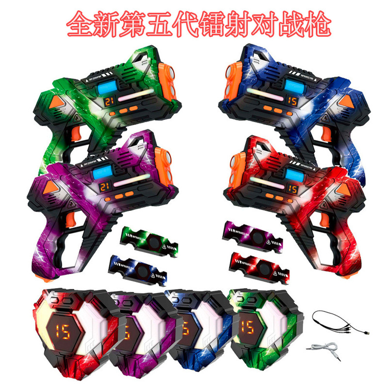 Children's Toy Gun Boy Battle Gun Wireless Data Synchronization Toy Advanced Black Technology Toy Pistol Cross-Border Children's Toy Gun Boy Battle Gun Wireless Data Synchronization Toy Advanced Black Technology Toy Pistol Cross-Border