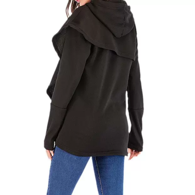 2023跨越亚马逊速卖通欧美长袖卫衣女式秋装新款上衣连帽衫