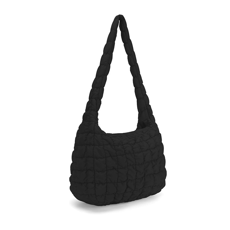 Hot New Quilted Handbag Puffer Bag Quilted Bag Lightweight Fluffy Tote Bag Quilted Padded Shoulder Bag