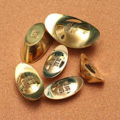 Wholesale factory copper ingots solid gold ingots imitation antique solid small and large ingots home decoration ornaments