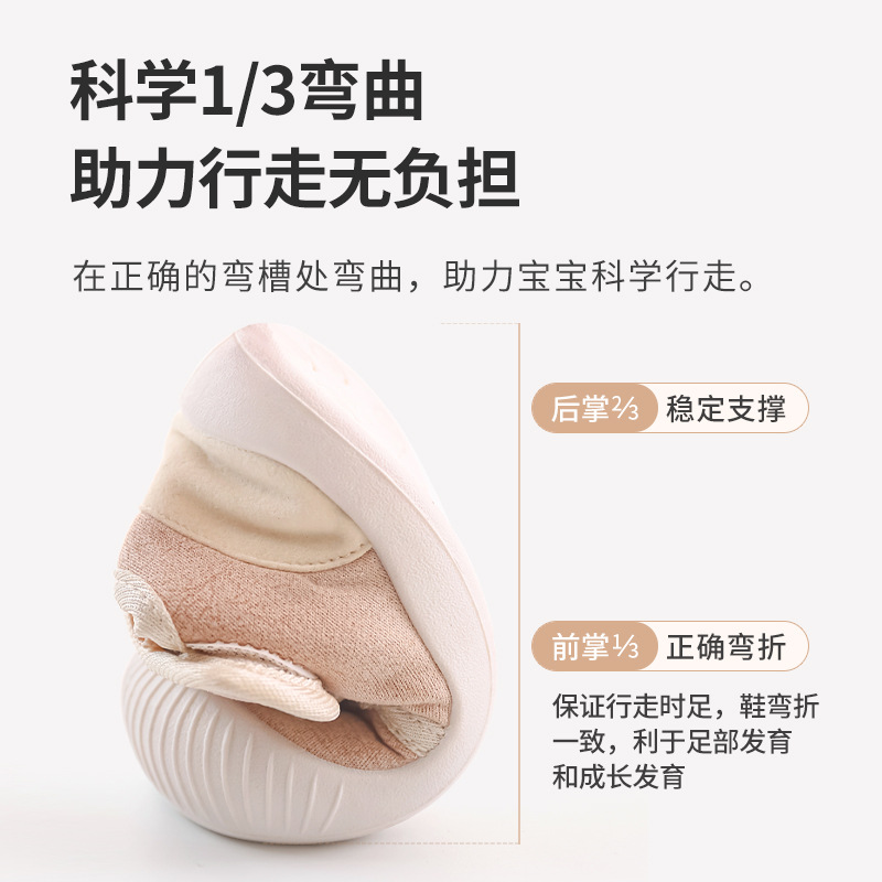 2024 invierno nuevos zapatos para bebés, zapatos de piso de algodón para bebés antideslizantes, zapatos de calentamiento para niños