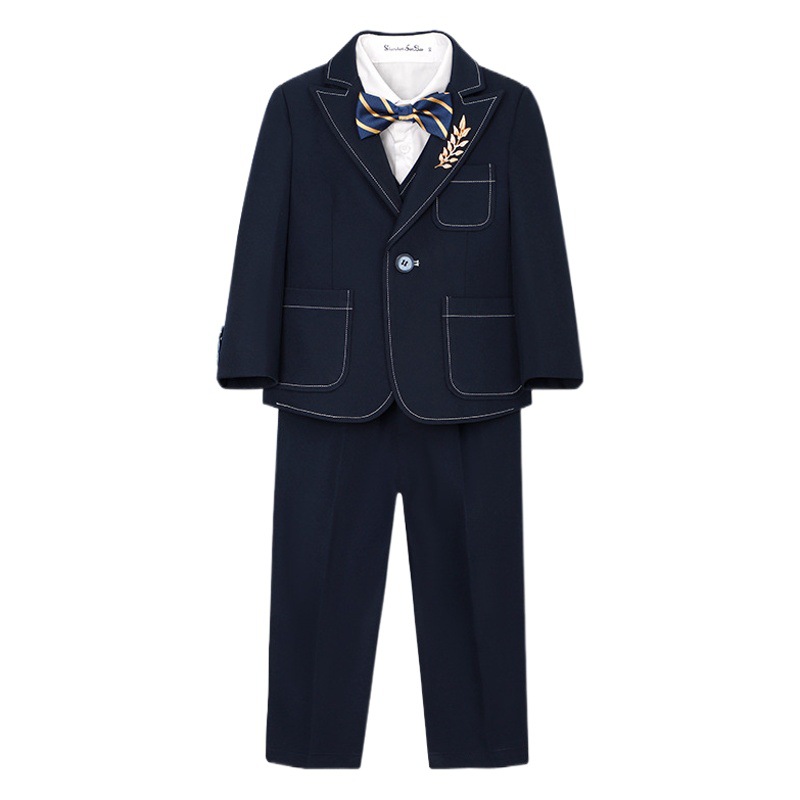 Children's suit boys' gentleman small suit vest suit children's photography piano host banquet performance dress