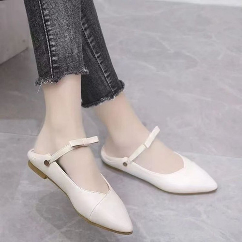 2026 autumn new style soft sole single-layer shoes and flat sandals wholesale purchase comfortable women's shoes, shallow cut and low heel small leather shoes