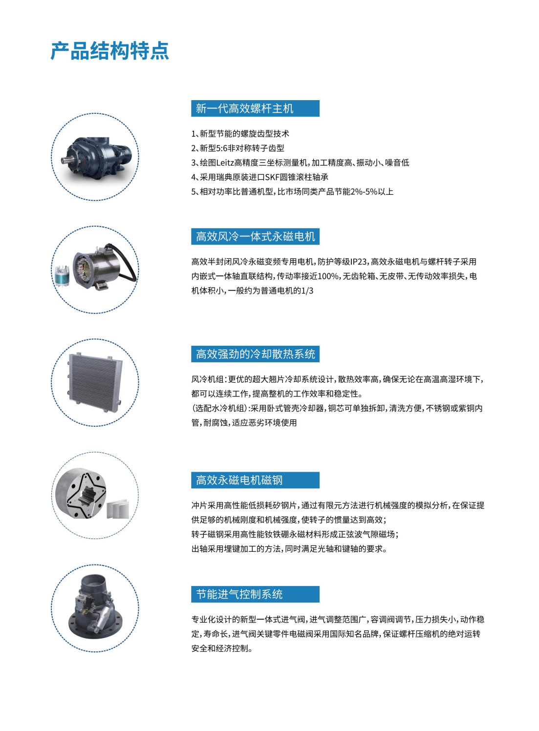 Variable Frequency Air Compressors Save You Money on Your Purchase Within 1 Year, and the Screw Air Compressor Series Is Energy-Saving.