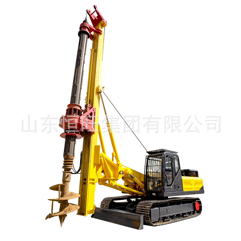 Taladro rotativo, pilote de cimientos, taladro en espiral hidráulico completo, barra de bloqueo, pilote de puente de gran apertura, taladro rotativo
