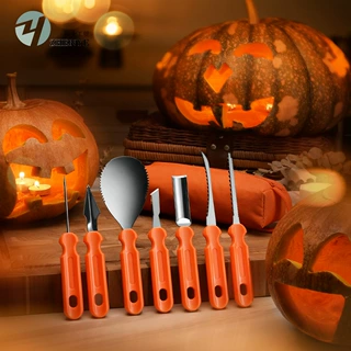 万圣节南瓜DIY雕刻工具套装七件套雕花工具Halloween工厂批发