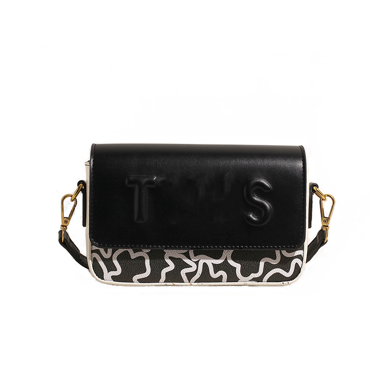 Bolso de pu transfronterizo para mujer 2024 nuevo bolso de mensajero de moda con impresión de letras de estilo occidental