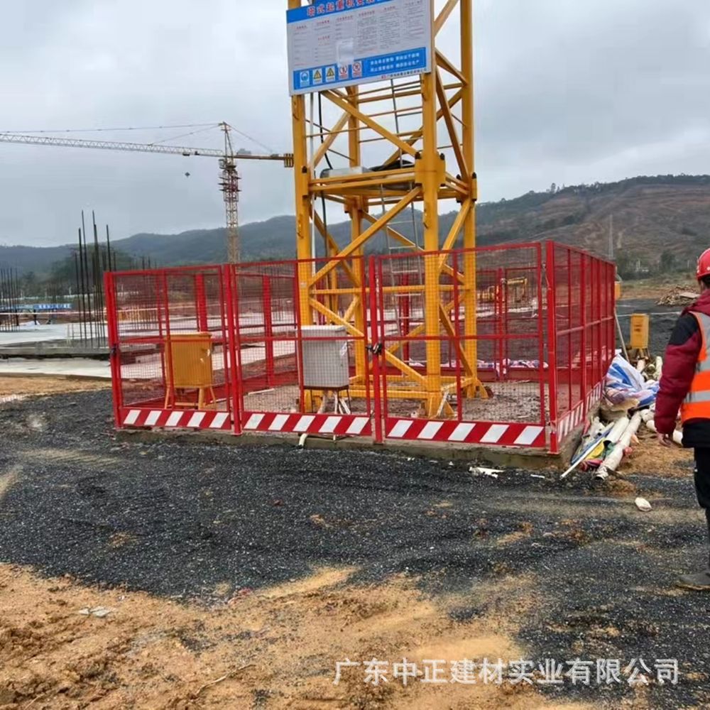 塔吊防护栏建筑工地塔吊防护棚组装式施工塔吊防护围挡安全围栏网