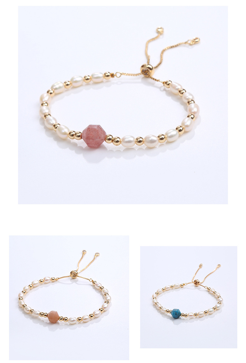 Fashion Geometric Natural Stone Bracelets display picture 2