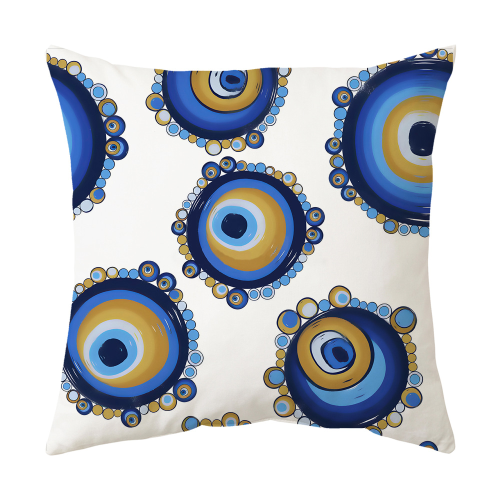 Capa de almofada evil eye almofada decorativa macia para sofá_voghion.com