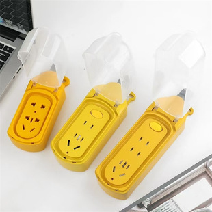 Outdoor Waterproof Wiring Board Balcony Toilet Without Wire Socket Anti-fall Wireless Drag Board Project Outdoor Patch