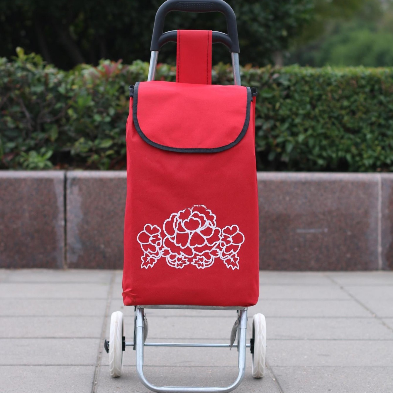 Carrito de compras de escaleras, pequeño carro de tracción de equipaje, carro de tracción de mano, remolque plegable portátil, carro pequeño