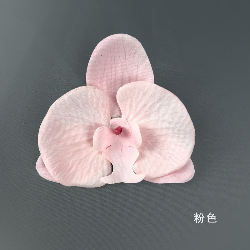 金色蝴蝶兰花头绢花直径假花diy头饰花花景观花墙造型花艺绿植|undefined
