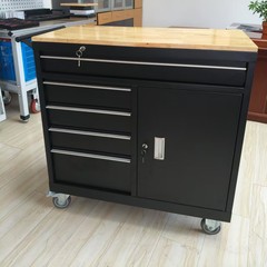 车间重型工具柜欧美新款汽修维修多功能手推车移动工作柜工具箱