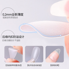 New matte wearable nail polish nail art nail tips ultra-thin seamless no need to engrave and grind multiple options available fake nails stickers wholesale 