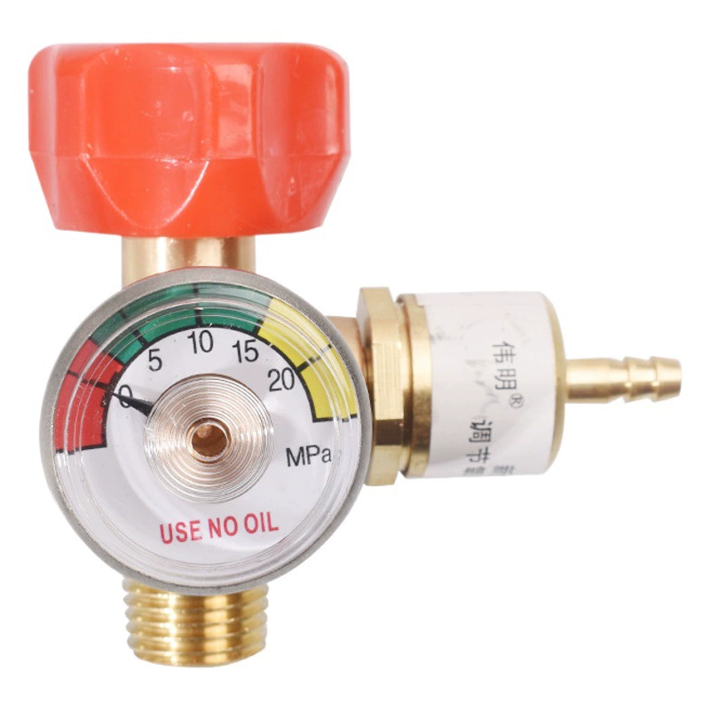 Новый Weiming 2 литра портативный сварочный горелка аксессуар кислородный баллон клапан металлический переключатель редукционный клапан с надувным мостом