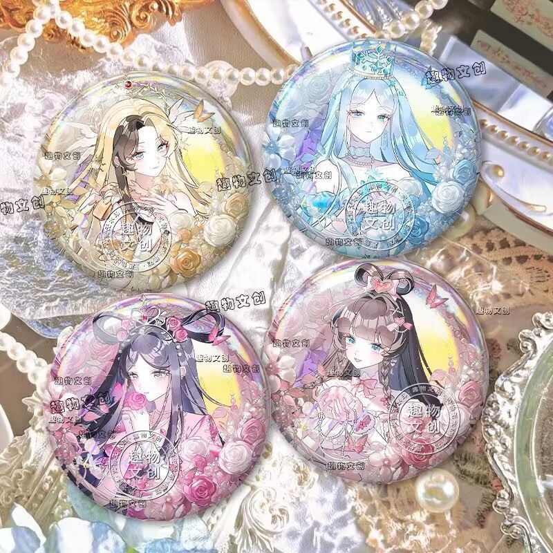 Yeluo Li Fairy Dream Merchandise Ice Princess Wang Mo Luo Li Custom Laser Badge White Light Glowing Pin Gift