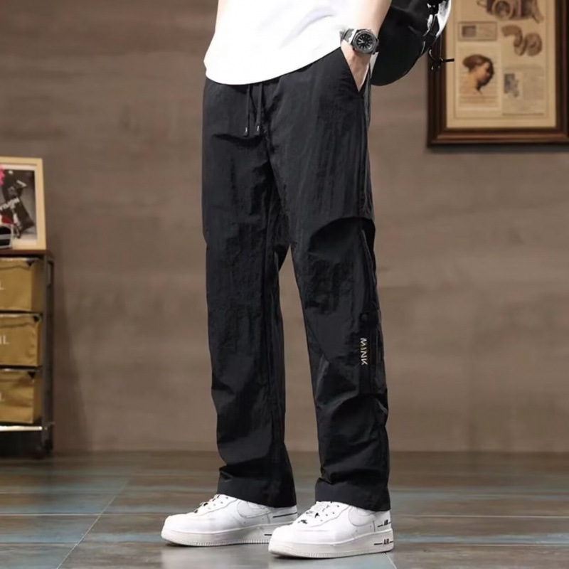 American-Style Cargo Pants for Men, Ice Silk Quick-Dry Outdoor Hiking Mountaineering Pants, Functional Assault Paratrooper Pants, Summer Thin Version