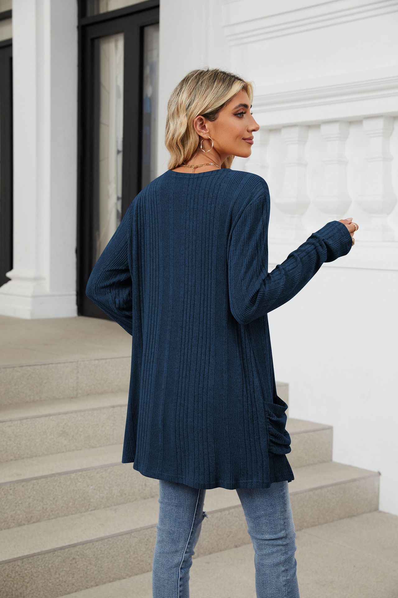 490g Weight Long Sleeve Sleeve Length Placket Placket Type Regular Sleeve Sleeve Type Nylon, Spandex, Polyester Fabric Type Long Top Length Cardigan Tops Type Holiday, Daily Occasion Collarless Neckline Regular Fit Fit Type Solid Color Pattern Winter, Autumn Season Women's Gender Casual, Elegant Style Wholesale Women's Casual Elegant Solid Color Long Sleeve Sweaters & Cardigans 65
