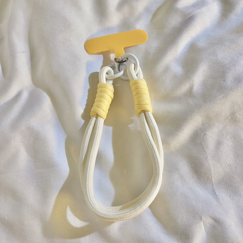 Insシンプル小衆携帯電話ストラップマカロン色編みチェーン短いペンダントキーホルダーdiyイヤホンチェーン|undefined