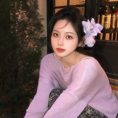 紫色韵味百合花发夹女后脑勺仿真花朵头花抓夹鲨鱼夹海边度假头饰