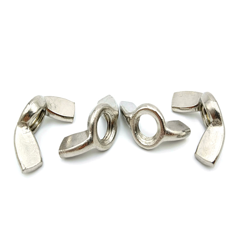 厂家直供不锈钢蝶形螺母 201蝴蝶型螺帽美制 元宝羊角手拧螺丝