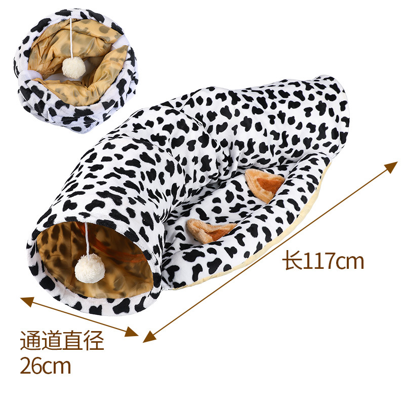 Amazon explosiva túnel para gatos plegable multifuncional arco iris oreja túnel cambiable franela canal para gatos suministros para mascotas