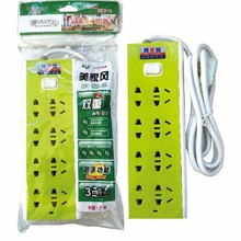 圆孔多功能插排插线板批发 多位带线排插家用转换电源插座