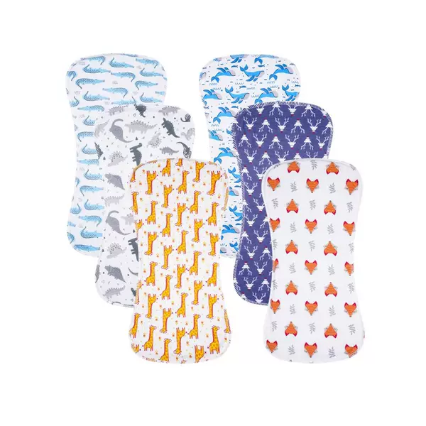 Cross-Border Factory Baby Feeding Towel Burp Cloth 2-Layer Nursing Towel Baby Burp Cloth All-Cotton Newborn Pad Towel