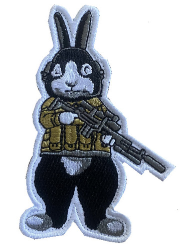 Rogue Rabbit Embroidered Pattern Magic Outdoor Products Amazon Bag with Embroidered Pattern Chest Strip Armband Magic