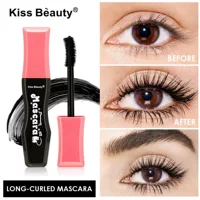 Тушь для ресниц Kiss Beauty Cross-Border, водостойкая, подкручивающая, удлиняющая и утолщающая, жидкая, оптом от производителя.