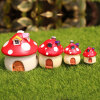 Moss micro -landscape small ornament zakka Mediterranean style Mushroom house castle landscape decoration jewelry