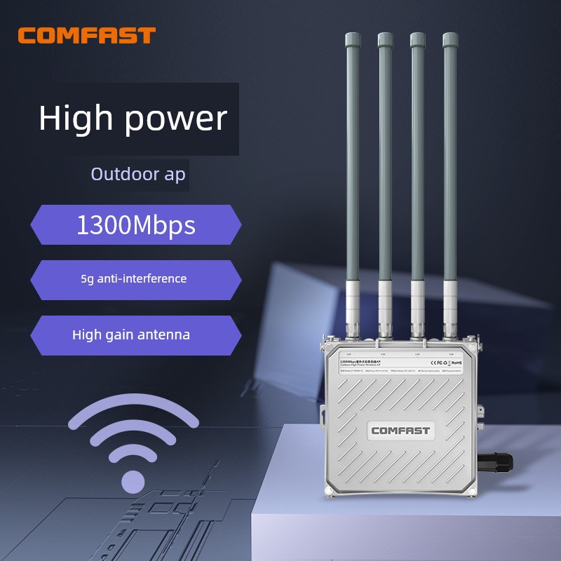 COMFAST CF-WA800 V3.0大功率户外ap室外无线路由1300m双频路由器