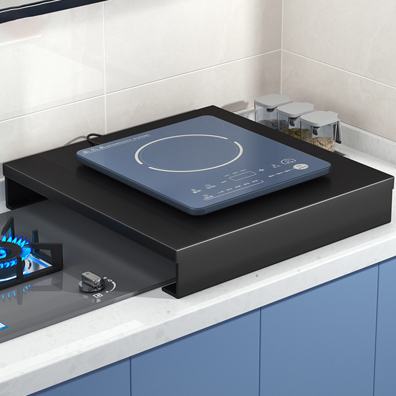 UG73廚房燃氣灶蓋板罩置物架電磁爐支架子家用煤氣灶台架底座架托