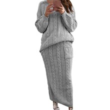 S 67314 Knitted Sweater Dress Set �黨ë����װ �羳ŷ��