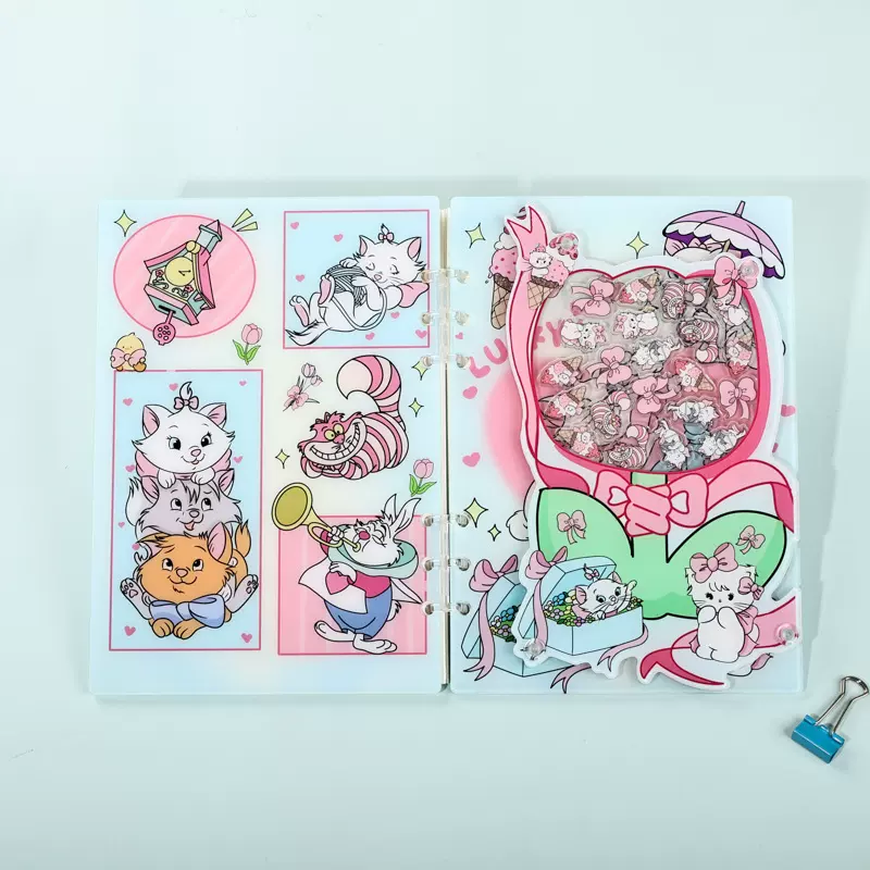 Mikko圣诞款万圣节A7摇摇乐亚克力活页本diy手账本卡通动漫