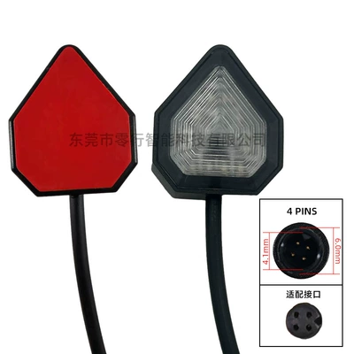 Blind Spot Monitoring Lane | Other Automotive Exterior Supplies - universal-5v-diamond-yellow-light