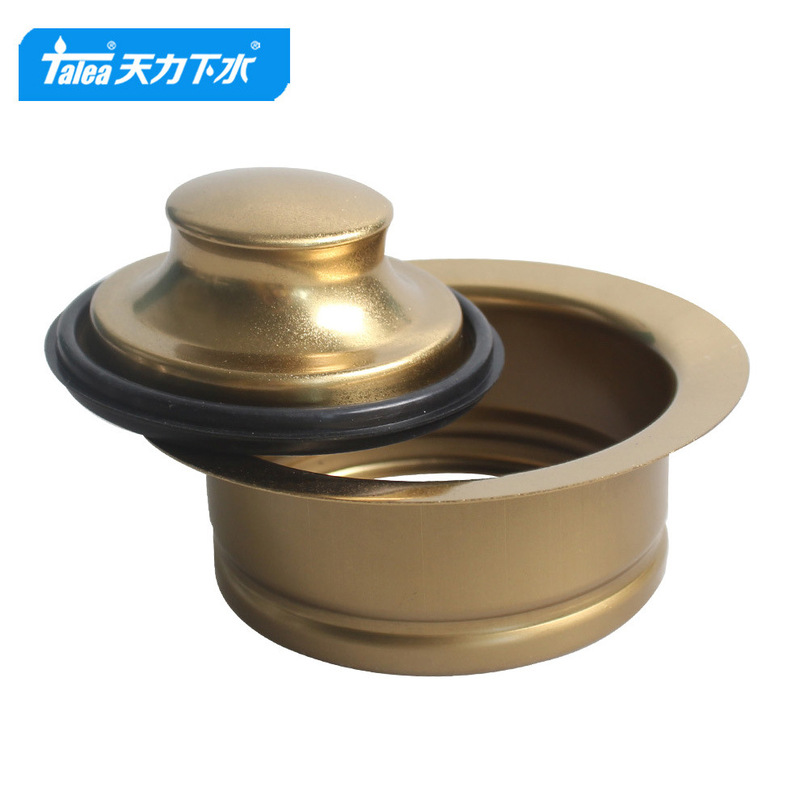天力厨房ごみ処理器金色下水器114mm水槽フランジストッパーセットsoccer 320c023|undefined