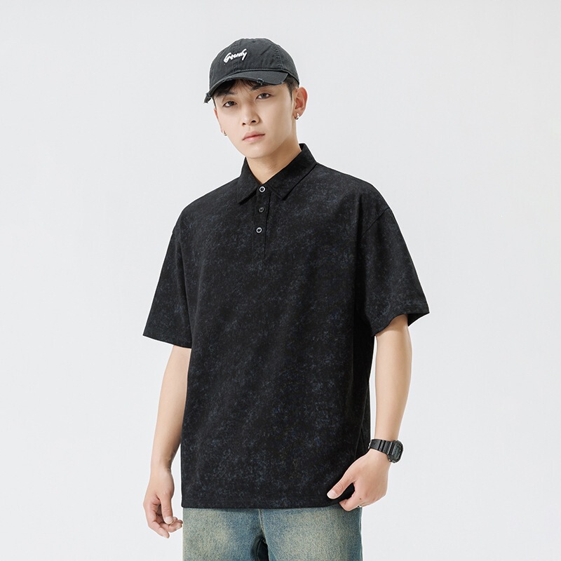 Recruiting Agents for Men's Polo Shirts, Short-Sleeved 2026 Summer Trendy Brand Versatile Casual Wear for Young and Middle-Aged Men, Collared Tops